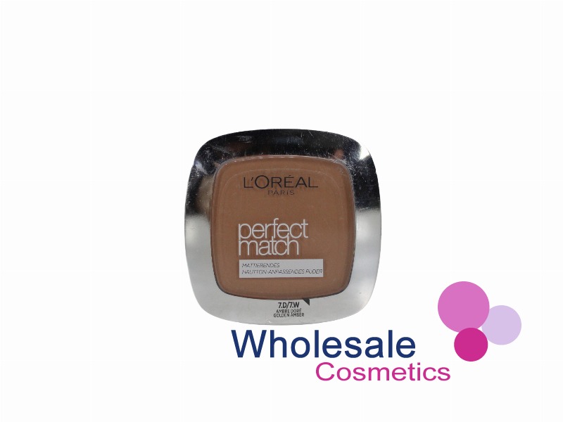 6 x L'Oreal Perfect Match Super Blendable Powder - 7DW GOLDEN AMBER